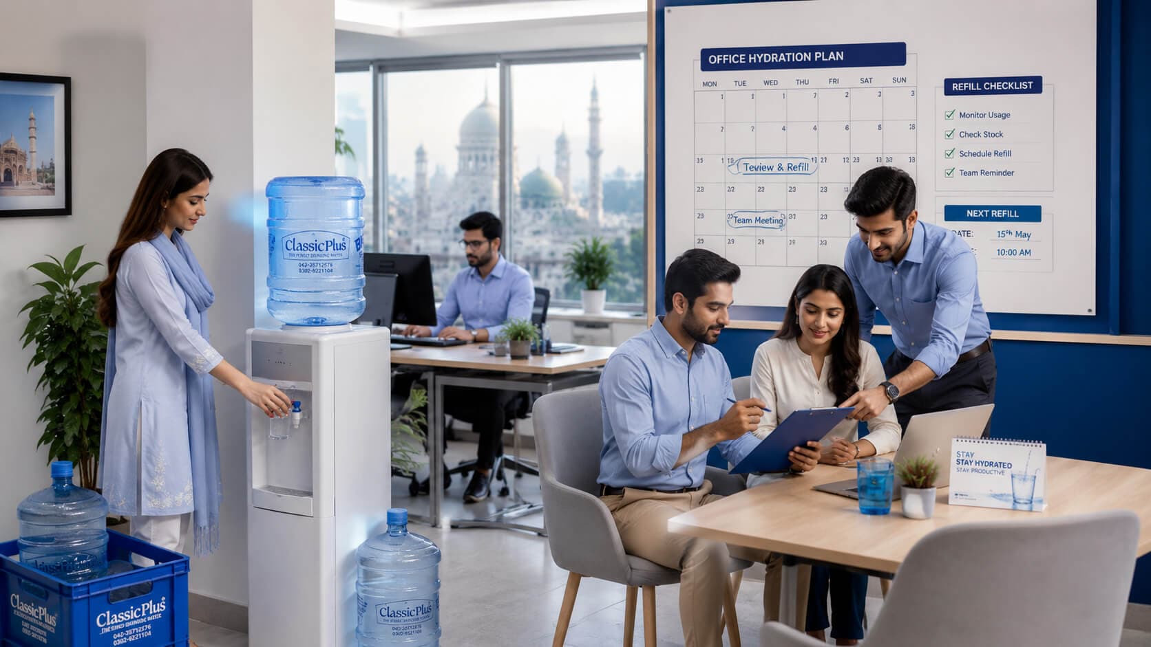 Office Water Supply in Lahore: How to Plan Refills for Teams